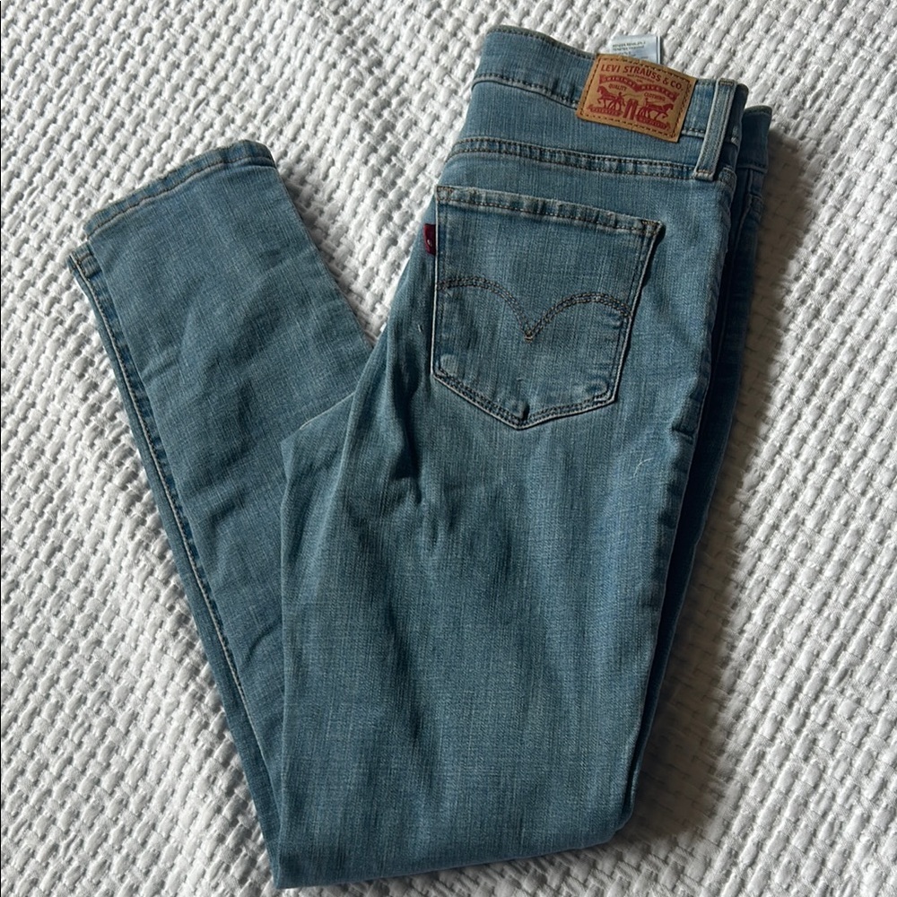 Levi's Blue Slim Fit Jeans with Classic Stitching